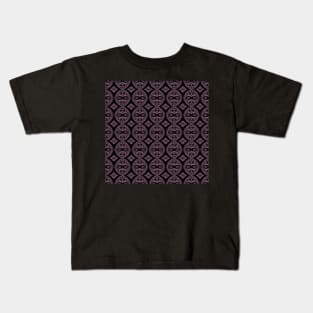 Tile Pattern, Ornate Check Print Kids T-Shirt